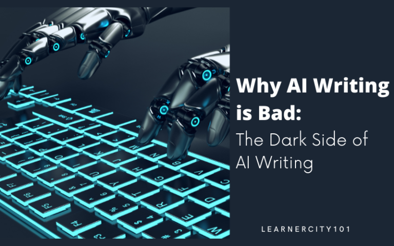 Why AI Writing is Bad: The Dark Side of AI Writing